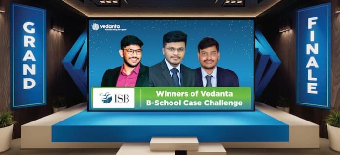 Vedanta B-School Case Challenge won by ISB