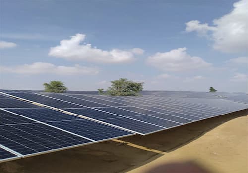 225MW solar installation in Rajasthan