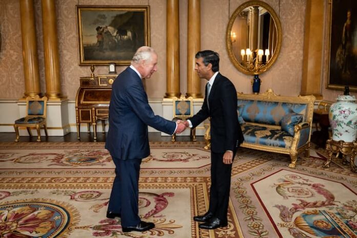 The King received The Rishi Sunak MP at Buckingham Palace today