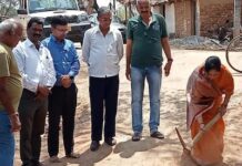 CSR – NTPC Sipat : प्रभावित ग्रामों में सीसी रोड एवं डब्ल्यूबीएम रोड का भूमिपूजन