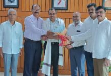 अखिल भारतीय खदान मजदूर संघ पदाधिकारियों ने CIL चेयरमैन का किया सम्मान