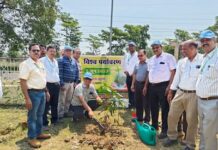 HTPS : विश्व पर्यावरण दिवस पर मिशन लाइफ अभियान का पौधरोपण के साथ हुआ समापन