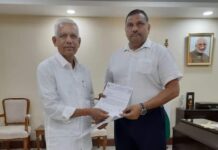 BMS के कोल प्रभारी रेड्डी ने कोयला सचिव मीणा से की मुलाकात