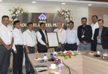 Hot Strip Mill-2 of Rourkela Steel Plant gets prestigious API Certification