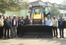 Rourkela Steel Plant : New Backhoe Loader inaugurated at Traffic and Raw Material Department
