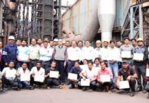 RPL Certificates presented to 35 contract workers of various Department of RSP