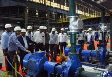 Rourkela Steel Plant : Automatic Forced Cooling System Inaugurated at New Plate Mill