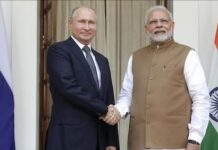PM मोदी ने पुतिन को रूस का फिर से राष्ट्रपति चुने जाने पर बधाई दी और यह कहा