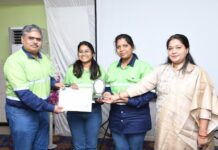 बालको में विश्व महिला दिवस पर महिला कर्मचारियों का सम्मान