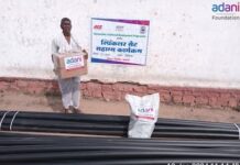 Adani Foundation at ACC Chanda site helps Yavatmal farmers double their efficiency with water conserving micro irrigation systems