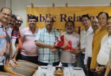 डॉ मनोज कुमार को पब्लिक रिलेशंस सोसाइटी ऑफ इंडिया ने दी भावभीनी विदाई