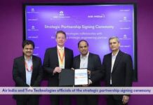 Air India and Tata Technologies collaborate to transform the Air India aircraft interiors for enhancing travel experience