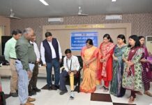 NTPC Sipat : संगवारी महिला समिति एवं सीएसआर विभाग द्वारा दिव्यांगजनों को कृत्रिम अंग का वितरण