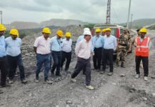 SECL CMD Duhan Visits Dipka Mega Project, Reviews Operations and Monsoon Preparedness