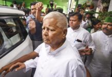 Lalu Prasad files nomination papers for re-election as RJD president