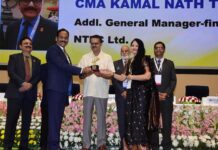 NTPC : Kamal Nath Thakur honoured with ‘Best CMA Achiever Award of the Year 2024’
