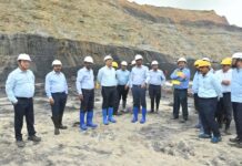 CIL Director Technical Achyut Ghatak visits SECL Kusmunda Mega Project