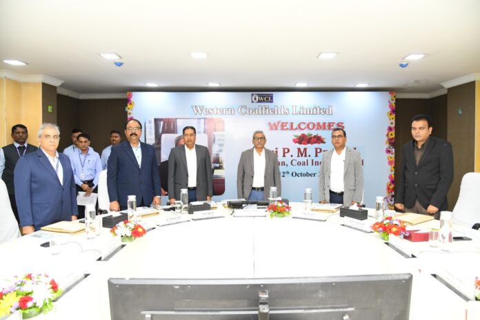 Chairman Review Meeting at WCL Hq