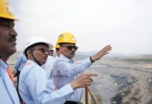 एसईसीएल दौरे के अंतिम दिन CIL चेयरमैन ने किया रायगढ़ क्षेत्र का दौरा