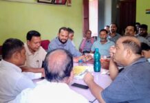 JBCCI- XII के गठन को लेकर झरिया के एटक कार्यालय में चारों यूनियन के नेता जुटे, बनाई रणनीति
