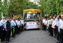 WCL एवं नागपुर महानगरपालिका की संयुक्त पहल : सार्वजनिक परिवहन को बढ़ावा देने बस सेवा का शुभारंभ