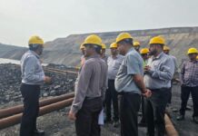 SECL के निदेशक महापात्रा ने रायगढ़ क्षेत्र का किया दौरा, उत्पादन और मानसून तैयारियों की समीक्षा