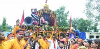 बालकोनगर में आयोजित जगन्नाथ रथ यात्रा उत्सव में उमड़े श्रद्धालु