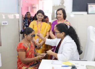 SECL श्रद्धा महिला मंडल की महिला संविदा कर्मियों के लिए विशेष हेल्थ कैंप