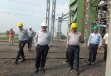 गेवरा खदान पहुंचे SECL के DT महापात्रा , साइलो और रेलवे साइडिंग का किया निरीक्षण