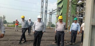 गेवरा खदान पहुंचे SECL के DT महापात्रा , साइलो और रेलवे साइडिंग का किया निरीक्षण