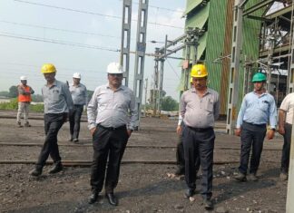गेवरा खदान पहुंचे SECL के DT महापात्रा , साइलो और रेलवे साइडिंग का किया निरीक्षण